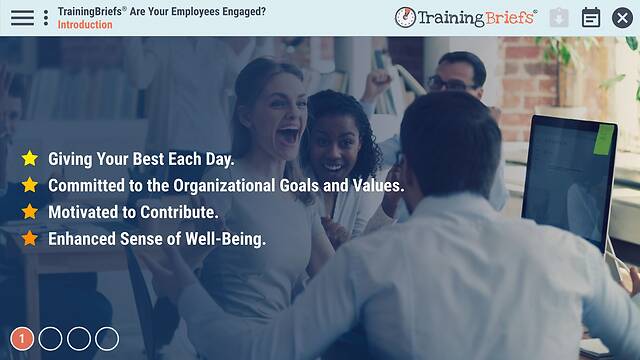 TrainingBriefs® Are Your Employees Engaged?