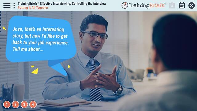 TrainingBriefs® Effective Interviewing: Controlling the Interview