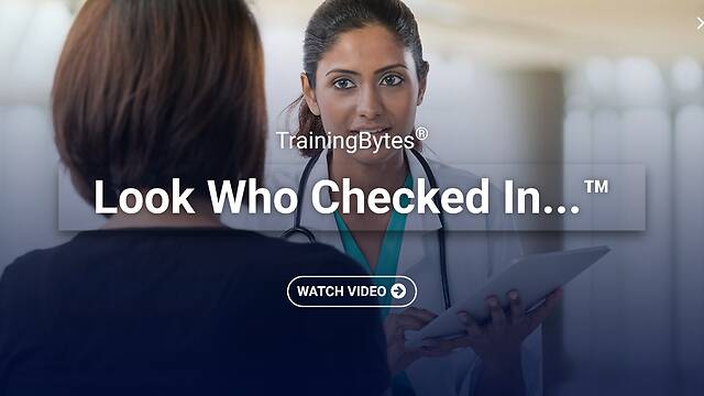 TrainingBytes® Look Who Checked In...™