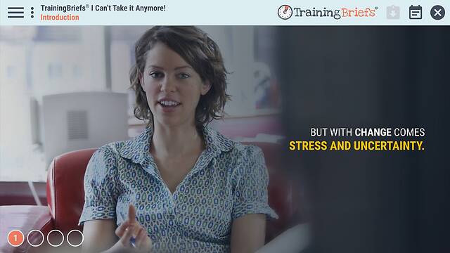 TrainingBriefs® I Can’t Take it Anymore!
