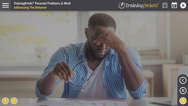 TrainingBriefs® Personal Problems at Work