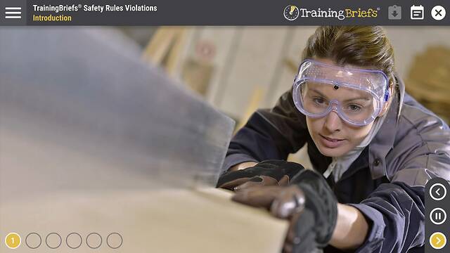 TrainingBriefs® Safety Rules Violations