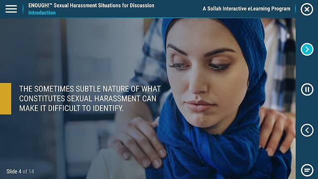 ENOUGH!™ Sexual Harassment Situations for Discussion