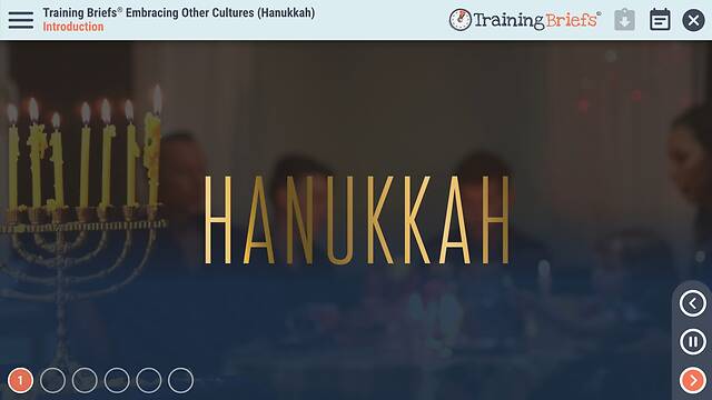 TrainingBriefs® Embracing Other Cultures (Hanukkah)