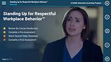 Standing Up for Respectful Workplace Behavior™