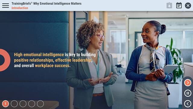 TrainingBriefs® Why Emotional Intelligence Matters