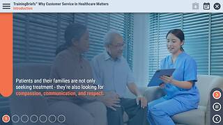TrainingBriefs® Why <mark>Customer Service</mark> in Healthcare Matters