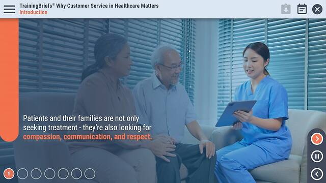TrainingBriefs® Why Customer Service in Healthcare Matters