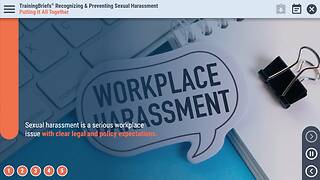 TrainingBriefs® Recognizing & Preventing Sexual <mark>Harassment</mark>
