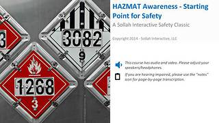 HAZMAT Awareness - Starting Point for Safety™