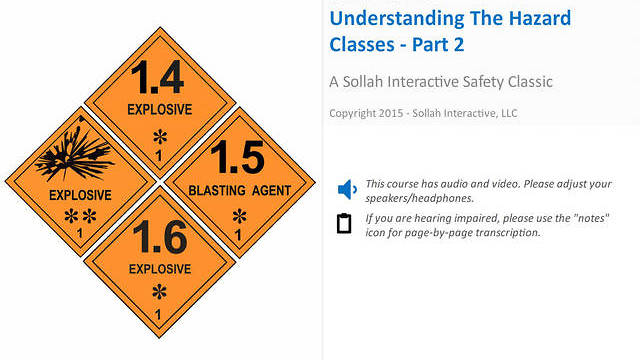Understanding The Hazard Classes™ - Part 2