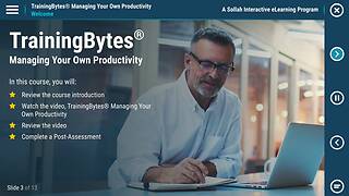 TrainingBytes® Managing Your Own Productivity