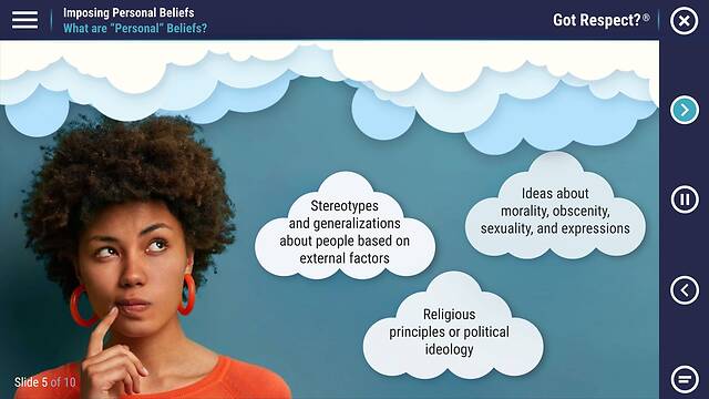 Got Respect?® Imposing Personal Beliefs
