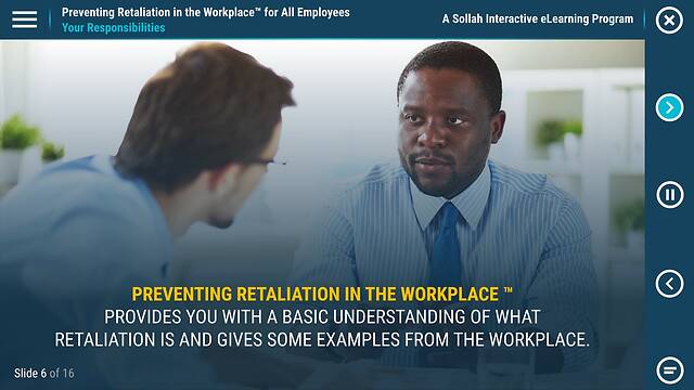 Preventing Retaliation in the Workplace: Recognize. Respond. Resolve.™ (All Employees)