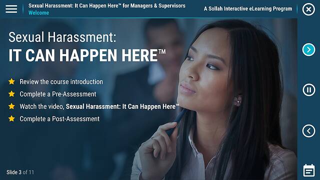 Sexual Harassment: It Can Happen Here™ (Managers/Supervisors)
