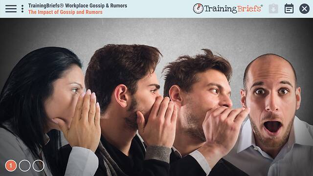 TrainingBriefs® Workplace Gossip & Rumors