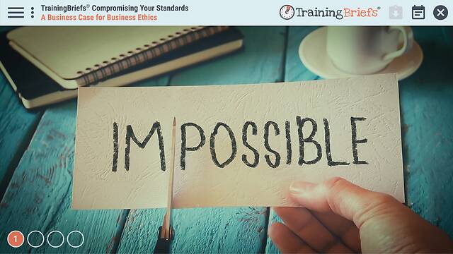 TrainingBriefs® Compromising Your Standards