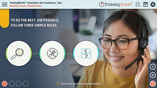 TrainingBriefs® Coworkers Are Customers, Too!
