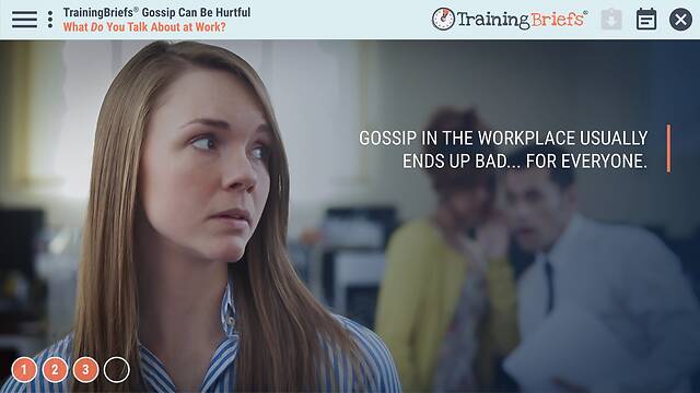 TrainingBriefs® Gossip Can Be Hurtful
