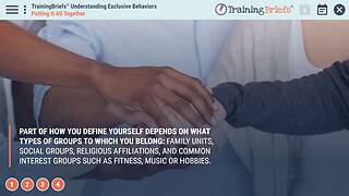 TrainingBriefs® Understanding Exclusive Behaviors