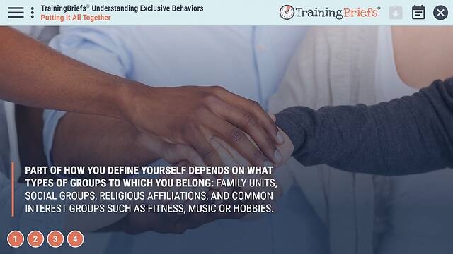 TrainingBriefs® Understanding Exclusive Behaviors