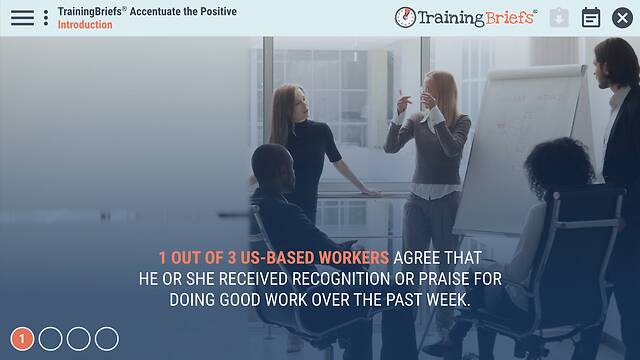 TrainingBriefs® Accentuate the Positive