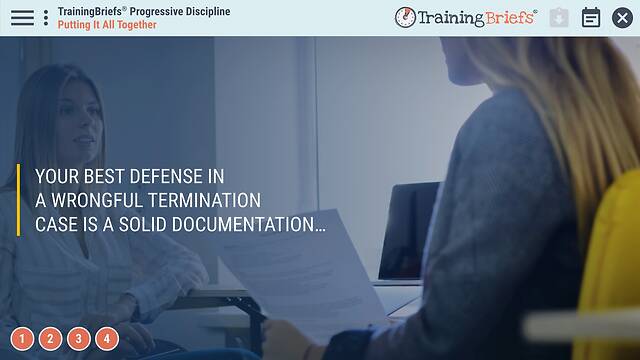 TrainingBriefs® Progressive Discipline