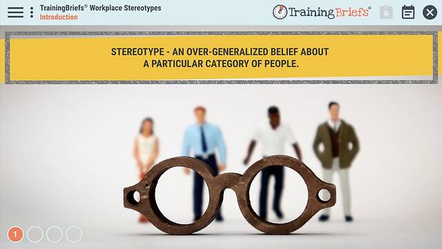 TrainingBriefs® Workplace Stereotypes